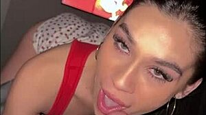petite delilah dagger teases then fucks best friend's boyfriend doggystyle cowgirl creampie