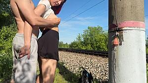 Submissive Wife Spanked Fisted at Crowded Subway