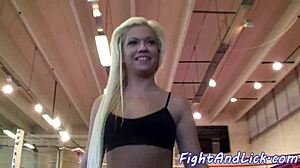 Petite Babe's Pussy Licked by Glamorous Beauty