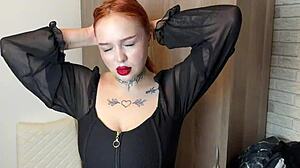 stepdad catches stepdaughter's dirty garage lies and punishes her hard 😈