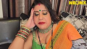 Chubby Desi Bahu Licked and Fucked Rough by Old Sasur Ji in Quickie.