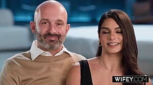 gorgeous young wife misty addams fucked hard as hubby watches intently