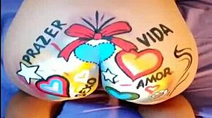 Livia's Delicious Ass Art in Portuguese Heat