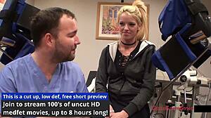 Tampa University Entrance Physical Blonde Big Tits Skirt Spreading Bella Ink