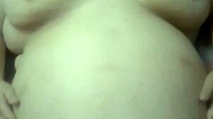 ssbww's big belly jiggles as pov cock fucks her pussy