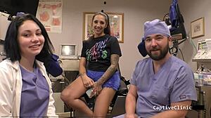 Stefania Mafra Tanned Nurse Interrogated in Latex Hospital