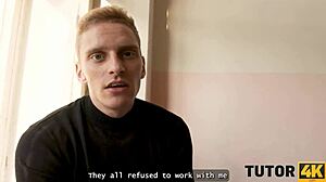 tutor4k. i'm that strict russian milf teacher punishing bad boys in private lessons