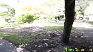 Bubble Butt Teen Sucks Cock Before Hardcore Facial Cumshot