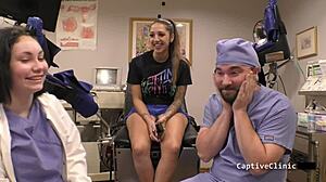 Stefania Mafra Tanned Nurse Interrogated in Latex Hospital