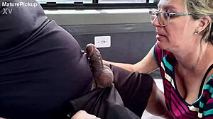 big boobs mature screams as she's fucked hard in my van!