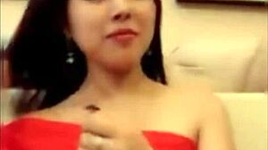 hey check out this beautiful chinese babe flashing her cute boobs
