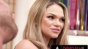 Ever wonder how Athena Faris' adorable tits bounce while getting doggystyle pounded in swinger orgy?