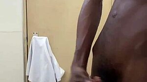 Huge load busting in public toilet bathroom