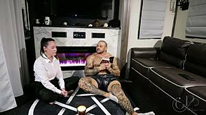 christian couple preaches but wife deepthroats my monster cock instead