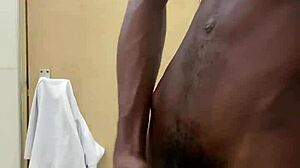 Huge load busting in public toilet bathroom