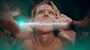 Ever wonder how Athena Faris' adorable tits bounce while getting doggystyle pounded in swinger orgy?
