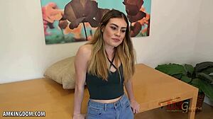Veronica Valentine's braces make her petite masturbation fingering so irresistibly cute!