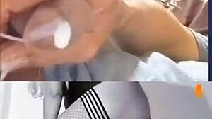 cum tribute blasts hot latina milf puttta's big ass