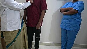 andhra lady doctor flashes pussy to satisfy urges before patient