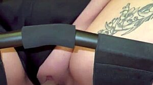 ridin dick onna sex chair but it keeps slippin off my wet shaved pussy ugh