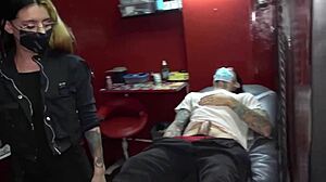 Mei Pang John Lemon Threesome Ends with Cock Piercing Cum