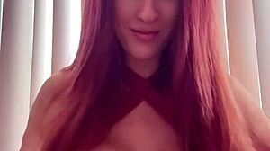 italian milf artemisia love bouncin her juicy natural boobs just for you baby