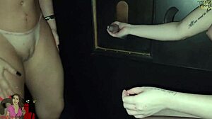 novinha safada uh pegou casada no swing e fodeu gloryhole com desconhecido...