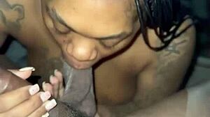 ebony braids babes gag on bbc in sloppy compilation