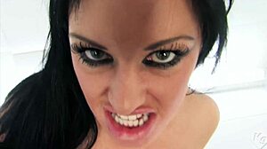 kerry louise bends over craving monster bbc in her tight pussy