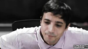 OMG, watch this horny teen fuck her big tit teacher's stepson hard for better grades!