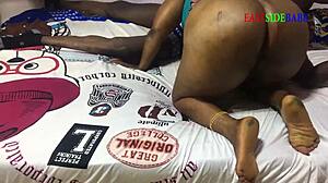 my new house boy dances sexy before i wet his big black cock