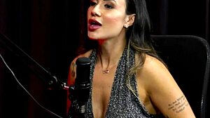 brazilian latina taluane boom in sheer red for hetero cuckold casting interview 😏👀