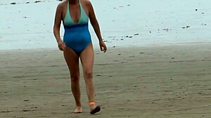 Beach Stranger Fuck Turns Me On Wild, Pounding My Curvy Milf Body Hard!