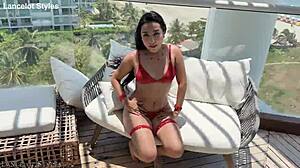 i get two cocks stuffed in scarlett dark's big ass for intense dap