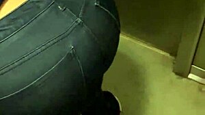 Hidden Candid of Spanish Wife's Huge European Big Ass Shaking Temptingly