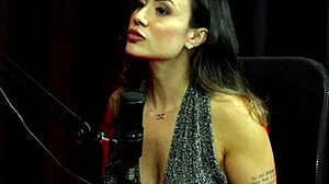 brazilian latina taluane boom in sheer red for hetero cuckold casting interview 😏👀
