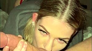 Baby Bree's Tight College Pussy Takes Rough Doggystyle and Facial in Homemade Fuck
