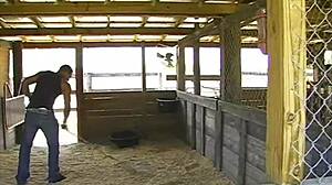 Young Girl Explores Country Ranch in Natural Light