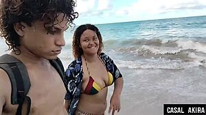 beach vlog turns to amiga creampie fuck 🔥🏖️💦