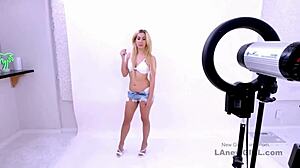 Beautiful blonde, wanna see you model this cock in your tight pussy?
