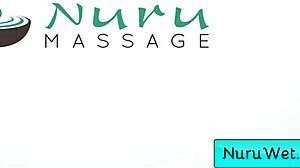 busty blonde 18+ nuru masseuse skyler storm rubs gel on seth gamble