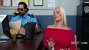 big tits married blonde used by horny cop