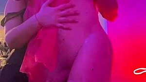 trans girlfriend rams sexy neighbor's mouth then anal while masturbating