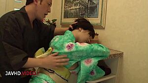 Hardcore Naughty Japanese Housewife Harua Narimiya Cosplay Blowjob Foreplay