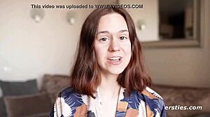 anca's shaved pussy takes intense dildo bent over german solo!?