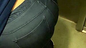 Hidden Candid of Spanish Wife's Huge European Big Ass Shaking Temptingly
