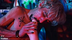 acidalia gets wet feet licked in hardcore cunilingus fetish 😈👅