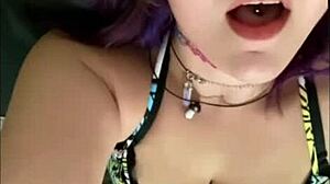 Amber Squirts Hard For Daddy From Work In Solo Session