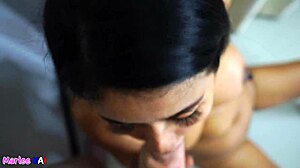 whoa thai milf whore drowns in cumshots from foreign cock sucker!