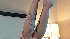 who loves eating this petite tatted teen's shaved wet pussy?? compilation
